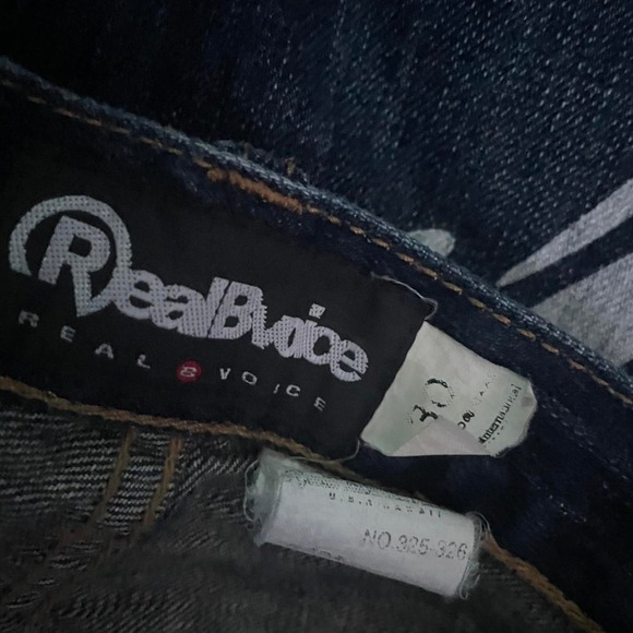 Vintage realbvoice denim tag - Picture 3 of 3